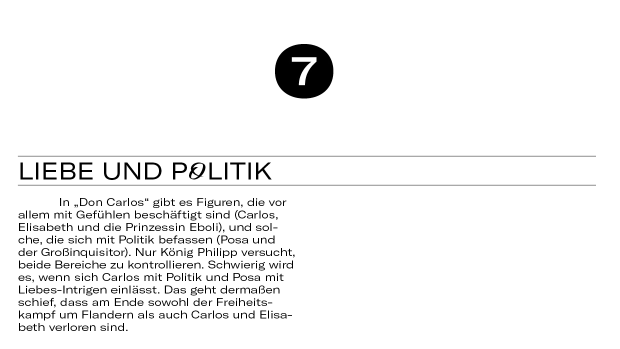 10 Dinge Don Carlos - Siebtens 10 Dinge Don Carlos - Siebtens