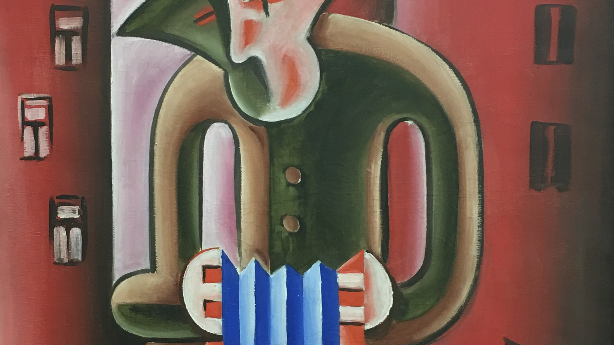 Josef Capek (1887-1945), Harmonikar, Accordion Player, 1919, akquired in 1965