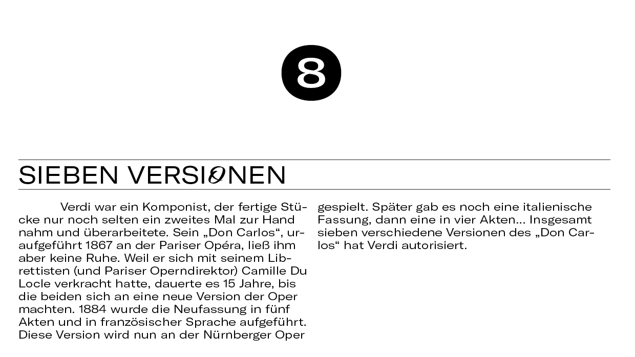 10 Dinge Don Carlos - Achtens 10 Dinge Don Carlos - Achtens