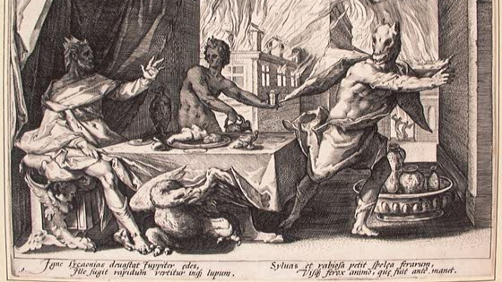 Hendrik Goltzius - Lycaon